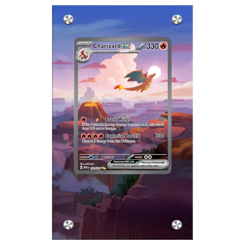 Charizard EX 199/165 Extended Art Display