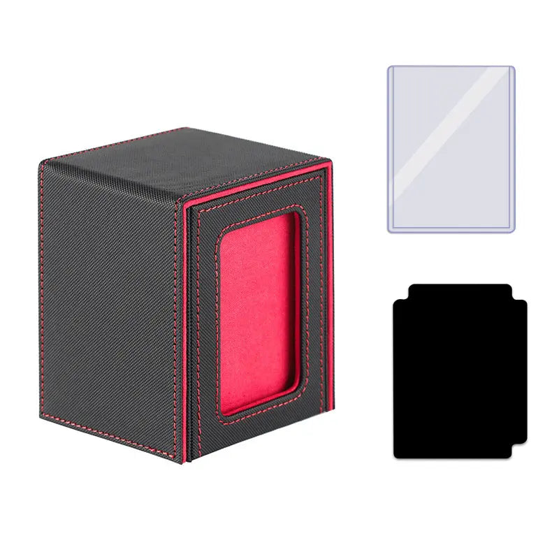 Card Deck Storage Box Red