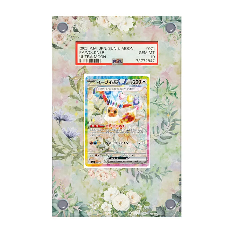 Eevee EX 167/131 PSA Graded Extended Art Display